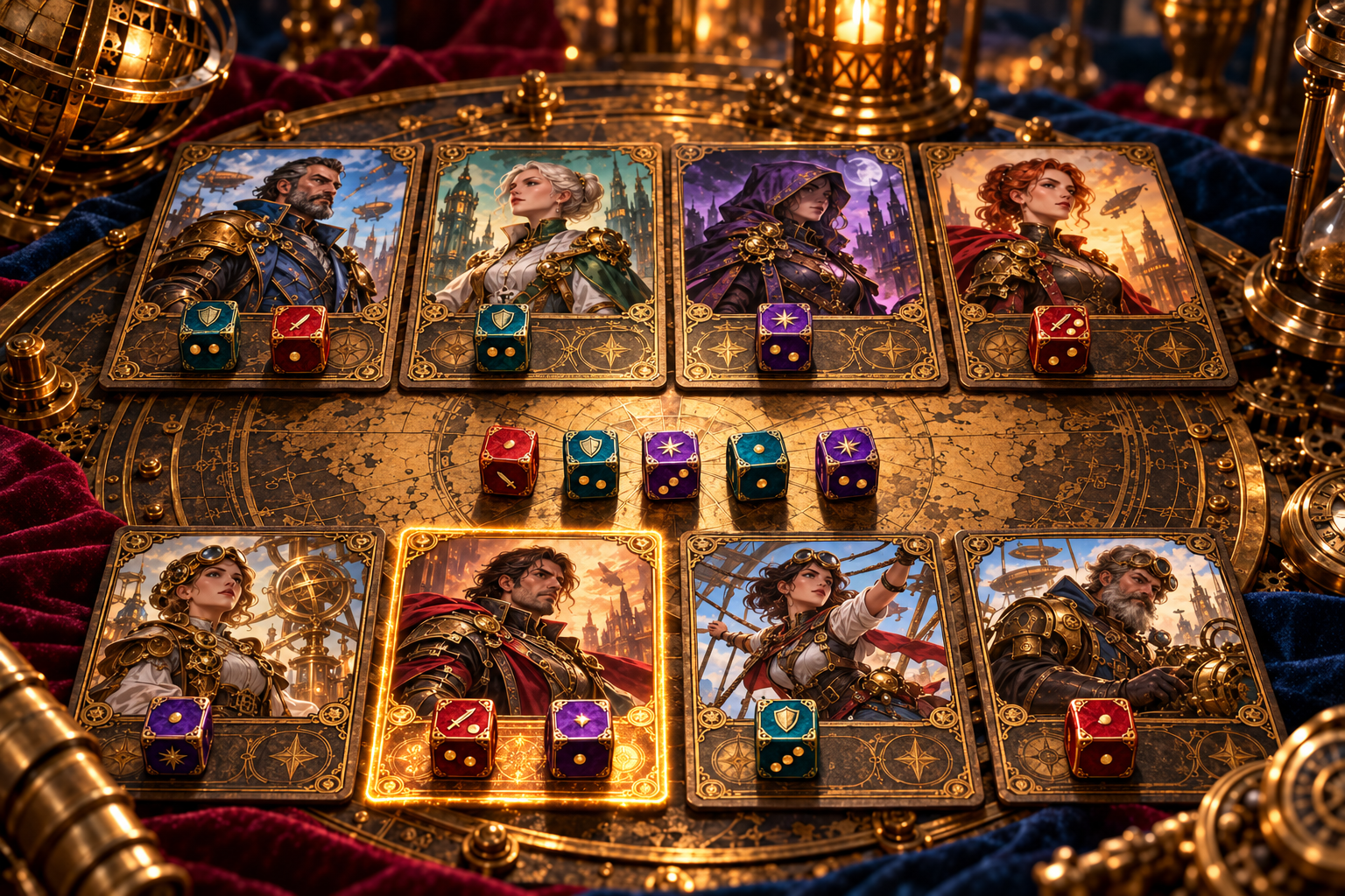 Dice Draft project illustration